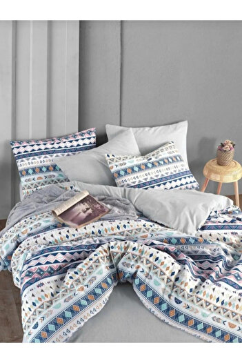 Sheri Home Basic Orange Легко прасується Двоспальний комплект постільної білизни з 4 подушками 200 X 220 100% бавовна 01202488 новий