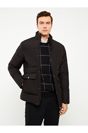 LC Waikiki Pufferjacke für Herren – Standardgröße, Stehkragen