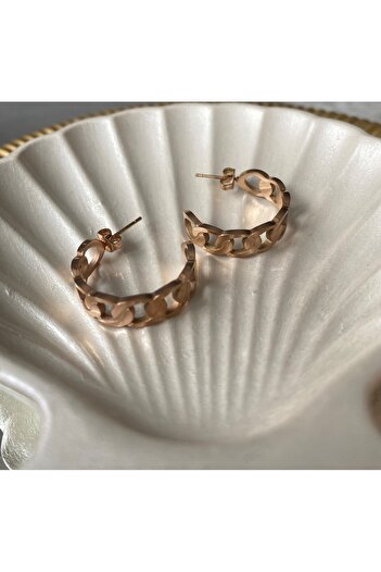 NOVARİKA Women's Nested Hoop High Quality Anti-Tarnish Steel Earrings