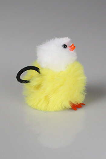 Toyaş Yellow Chick Plush with Rubber Buckle 8 cm