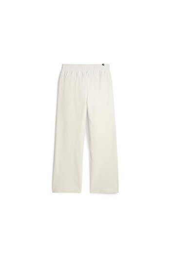 Puma Ess Elevated Velour Straight Women's Cream Sweatpants67599389
