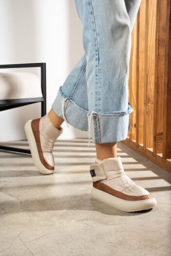 ZENNESHOES Γυναικείες μπότες με επένδυση από χνούδι Mary