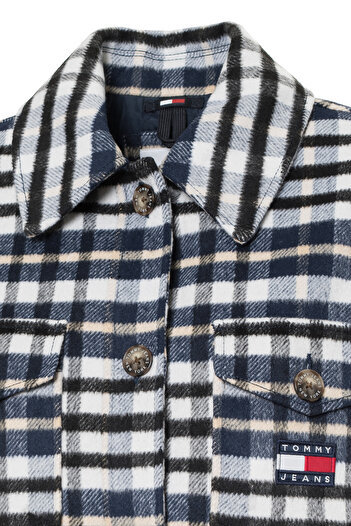 Tommy Jeans Palton Femei / Fete ALB/MULTI