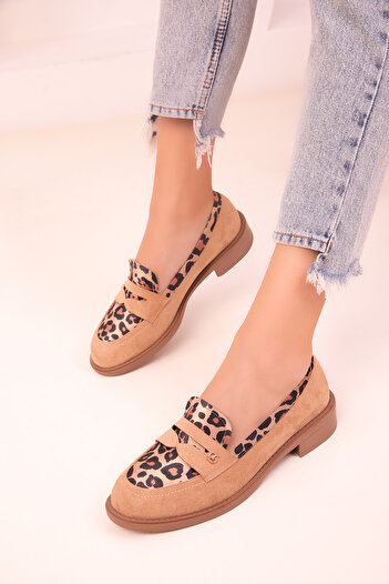 SOHO Mink Suede-Leopard Women's Casual Shoes 18421