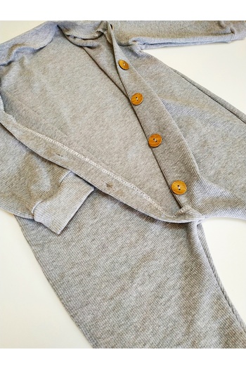 nc gift Cotton Front Buttoned Camisole Baby Jumpsuit Without Booties
