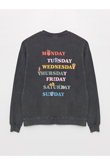 LC Waikiki Těhotenská mikina s dlouhým rukávem a potiskem Medvídek Pú od Crew Neck
