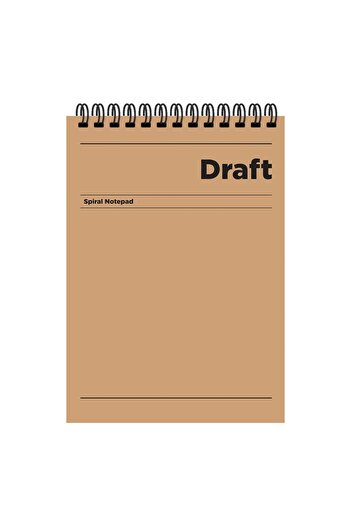 KESKİN COLOR Copertă din carton de hârtie ușoară Bloc de note pentru cadrul în carouri
