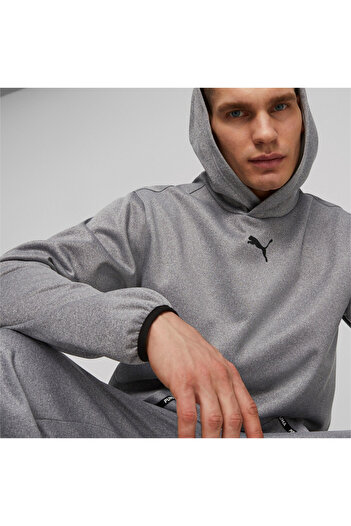 Puma Puma Fit Taped PWRFLEECE Hoodie LACİVERT Erkek Eşofman Üstü