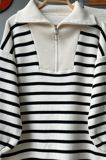 aygüzel Zippered Lower Upper Knitwear Set