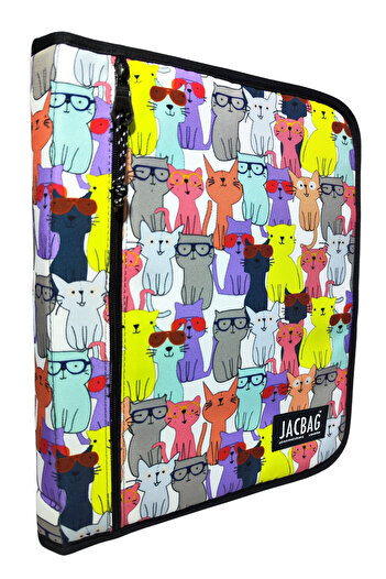 Jacbag ملف منظم بسحاب مقاس A4