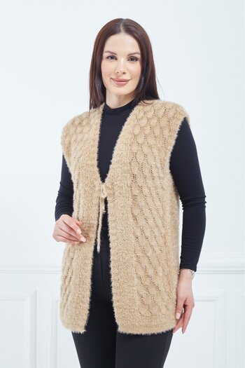 Fresh&Moda Women's Salmon Standard Soft Bridal Vest