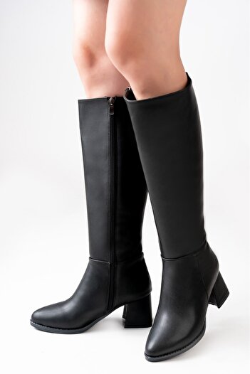 Alvin Women's Orthopedic Thick Heeled Zippered Boots
