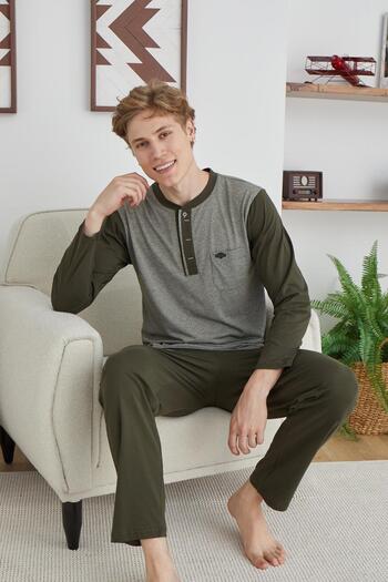 KLY Long Sleeve Men's Pajamas 9257