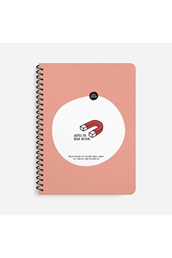 Şeker Ofisi Sharp Color Feeling Things A4 Checked Notebook All Finds Me