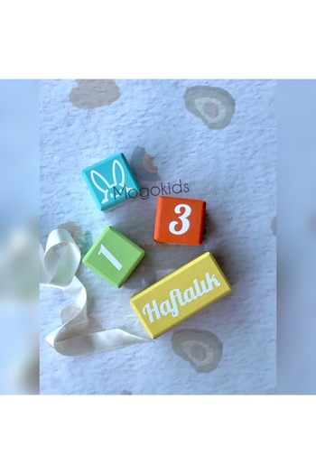 mogokids Renkli Bebek Anı Küpü Dekor Ve Fotoğraf Çekimi