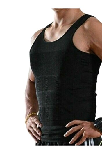 Tezzgelsin Men's Body Shaper Chest and Belly Shaper Firming Breathable Athlete Corset Set of 3