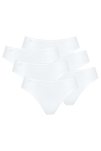 SLOGGI Damen Tai, 6er Pack - 24/7 Microfibre, einfarbig