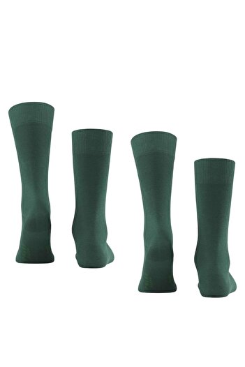 FALKE Herren Socken, 2er Pack - Happy, Kurzsocken, Baumwolle