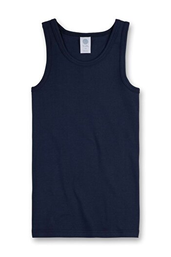 Sanetta Jungen Unterhemd 3er Pack - Shirt ohne Arme, Tank Top, Basic, Organic Cotton