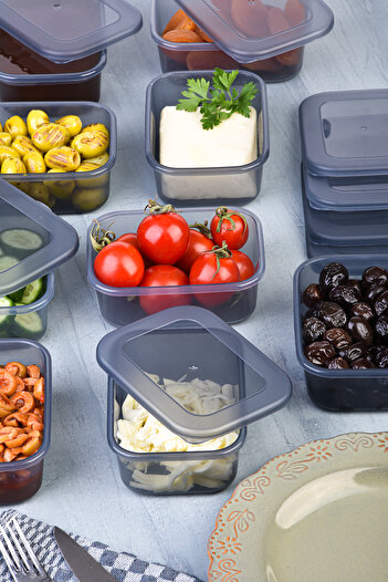 Pazarika 12-Piece Storage Container Multi-Purpose Storage Container Microwave-Freeze-Breakfast-Snack Bowl