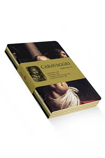 retronote Set de 4 caiete Caravaggio 4 - Seria Sfinți II - Necăptușit - 48 pagini - 10,5x14cm