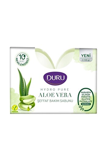 Duru Hydro Pure Aloe Vera Şeffaf Duş Bakım Sabunu 8 Adet