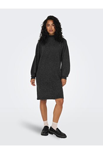 ONLY ONLEMILIA LS HIGHNECK DRESS CC KNT