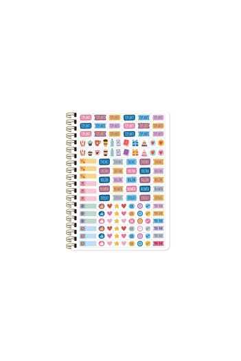 KESKİN COLOR Keskin Color 2024 A5 Spiral Weekly Agenda Sun