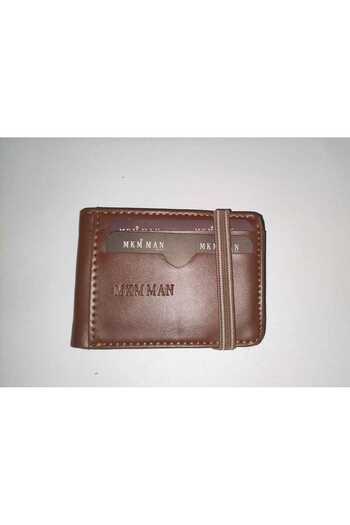 firdevsi hobi leather look horizontal rubber card holder wallet
