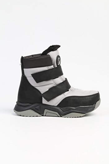 Benetton ® | BN-70000 - 3256 Gri Siyah - Çocuk Bot