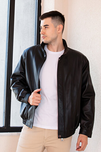 Hodore Sebu Oversize Hakiki Deri Mont