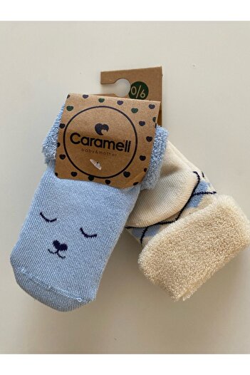 Caramell Erkek Çocuk İçi Havlulu 2'li Çorap
