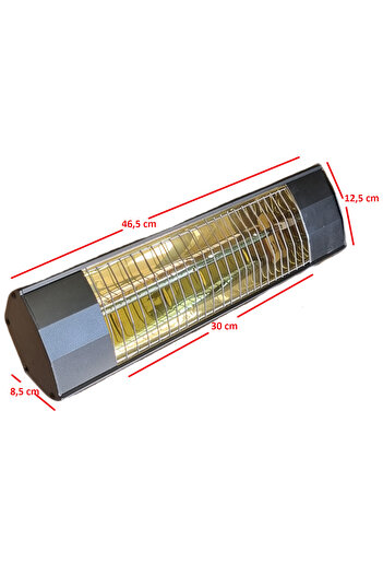 alfasonıc Infrared Duvar Tipi Dış Mekan Elektrikli Isıtıcı