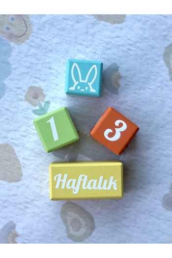 mogokids Renkli Bebek Anı Küpü Dekor Ve Fotoğraf Çekimi