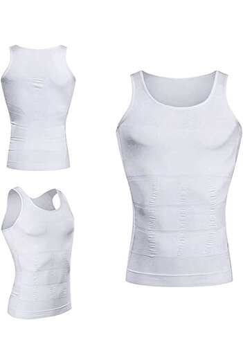 Mood Agenda Men's Body Shaper Chest and Belly Shaper Firming Breathable Athlete Corset