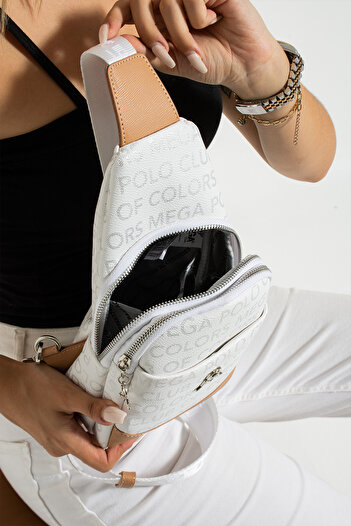 YOGII Medan Model Unisex Cross Shoulder και Τσάντα στήθους Μια ποιοτική αδιάβροχη τσάντα με φερμουάρ