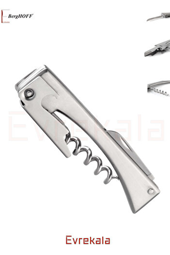 Berghoff Evrekala Shop Bottle Opener Berghoff Steel Multi-Purpose Cutter and Bottle Opener-Effective Seller Evrekala-
