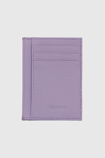 Grande 750 Genuine Leather Slim Card Holder Flother Lilac