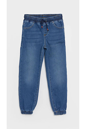 LC Waikiki Boy's Jogger Jean Trousers with Elastic Waist