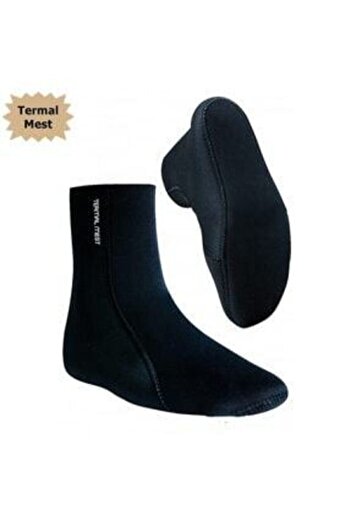 Free-Sub Black Unisex Thermal Mest Waterproof Thermal Socks Size 42-43