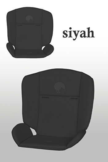 Kiwi Koala Soft High Chair Cushion Black