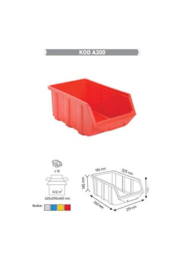 Sembol A300 Plastik Avadanlık Gri (10 Adet)