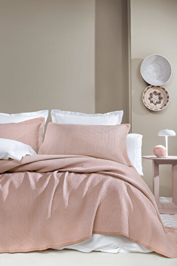 Yataş Digna Double Bedspread Set - Powder