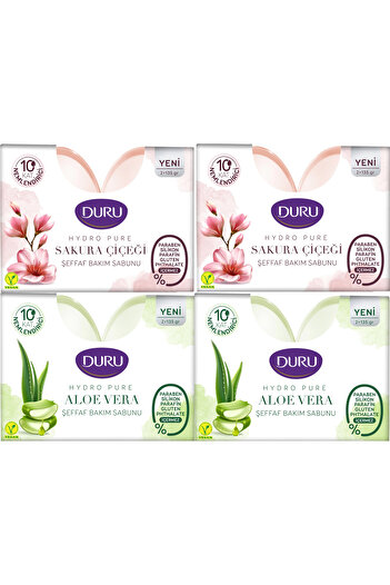 Duru Hydro Pure Aloevera 270 gr 2 Pieces Hydro Pure Aloevera Sakura 2 Pieces