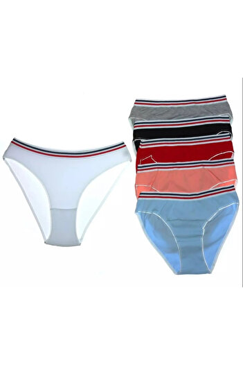 Tutku Chiloți bikini Victoria colorați pentru femei, pachet de 6