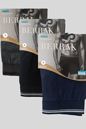 Berrak Men's Lycra 1097 Model 3 Pack