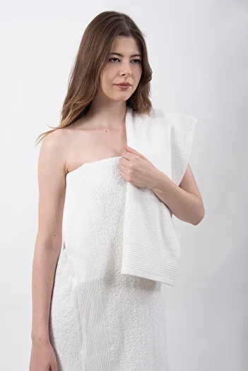 Güvenal Duru 2 Piece Bath Towel Set | Towel | Towel Set | Bath Set | Dowry Towel