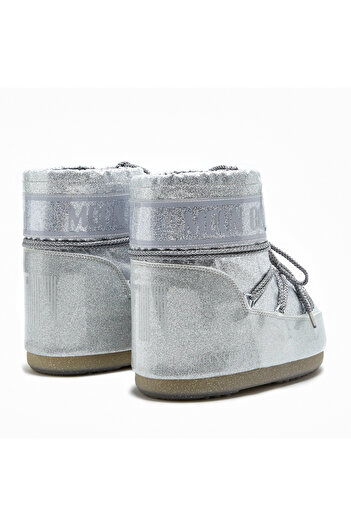 MOON BOOT 14094400-002 Icon Low Glitter Silver