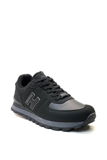 Wickers 2558 Ορθοπεδικό Ανδρικό Μαύρο/Καπνιστό Sneaker