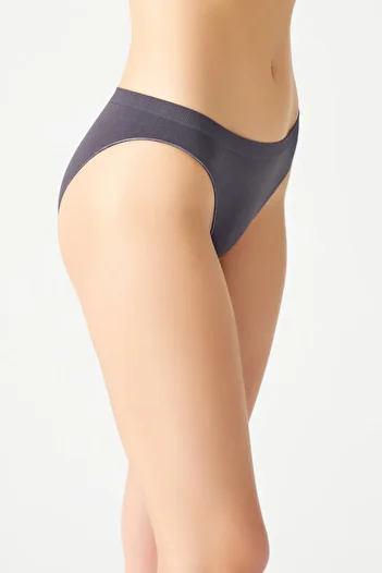 Los Ojos Anthracite Seamless Classic Panties Classic